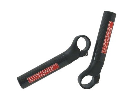 POWERPLAY HBEP10C Carbon Pro Bar Ends. click to zoom image
