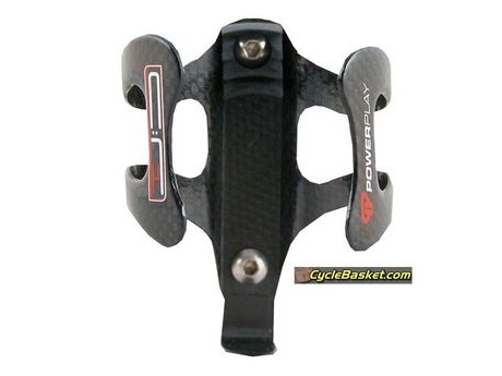 POWERPLAY CR:1 Carbon Bottle Cage - Black. click to zoom image