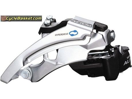SHIMANO Alivio M412 Front Gear Dual Pull Multi Fit. click to zoom image