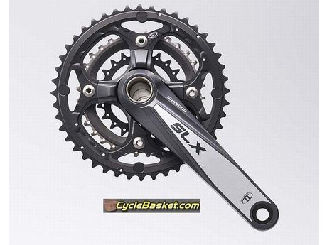 SHIMANO M660 SLX Chainset - HollowTech II - 44/32/22T. click to zoom image