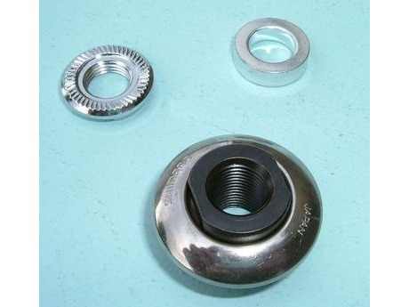 SHIMANO FH-5600 Left Hand Lock Nut, Spacer & Cone. click to zoom image