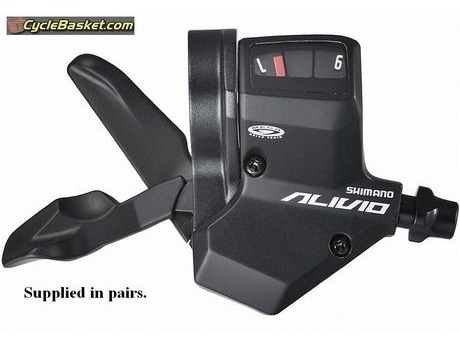 SHIMANO SL-M430 Alivio 9 Speed Rapidfire Levers. click to zoom image