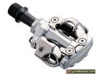 SHIMANO PDM540 MTB SPD Pedals - Two sided mechanism - Silver.