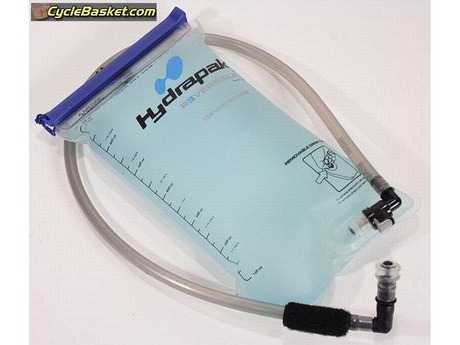 HYDRAPAK HK202  70 oz (2 Lt) reversible II Slideseal Reservoir with Hose and Valves. click to zoom image