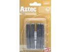 AZTEC PBA5022 V-Type Inserts Black - Pack Of 2 Pairs For Aluminium Rims.