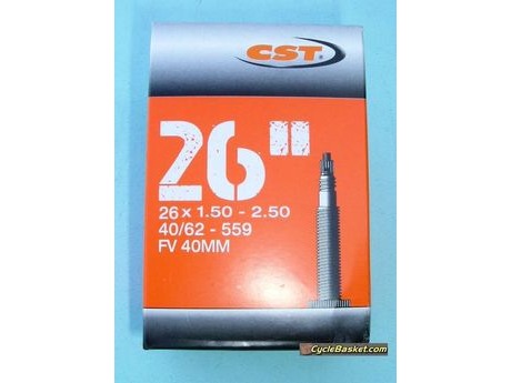 CST Presta Valve Tube. click to zoom image