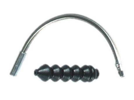 CLARK'S CX24 135 degree V Brake Pipe & Rubber Boot. click to zoom image