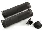 CLARK'S HGC201BB Vice Lock-On Handlebar Grips with Anodised Ends.