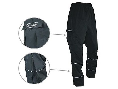 MILANO Aqua Tec Overtrousers Waterproof. click to zoom image