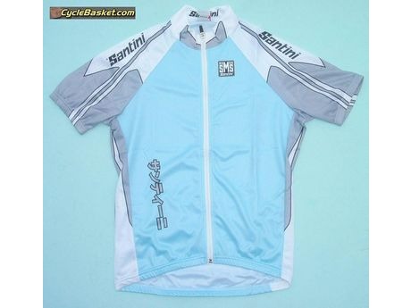 SANTINI FS94275 STEEL Azuro Short Sleeve Jersey. click to zoom image
