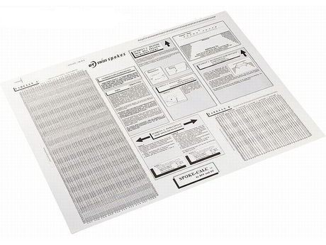 DT TLDT111 Spoke Wall Chart / Calculator. click to zoom image