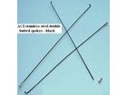 ACI Double Butted spokes - pack of 32 Black.
