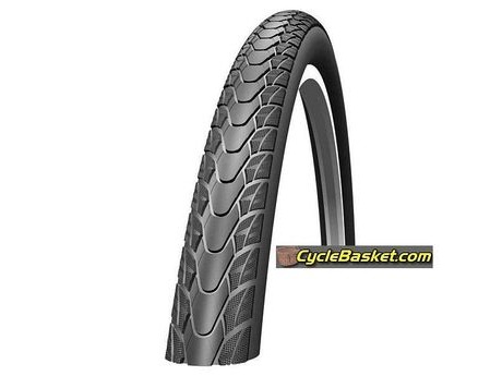 SCHWALBE Marathon PLUS 26x1.35/75 with Reflective Sidewall & Smart Guard ATB Road Tyres. click to zoom image