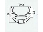 MAVIC Open Sport Road Rim 700c Silver. click to zoom image