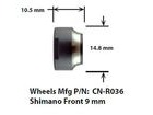 Wheels Manufacturing Replacement axle cone: CN-R036 click to zoom image