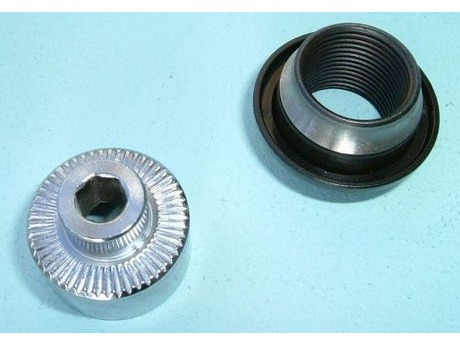 Shimano FH-M775 Left Hand Lock Nut M14 & Cone M14 With Dust Cover click to zoom image