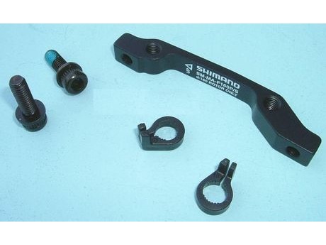 Shimano SMMAF160PS Adapter Post Type Calliper To I.S. Type Fork Mount. click to zoom image