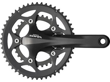 Shimano FC-3550 Sora 9-speed Compact chainset - 50 / 34T click to zoom image