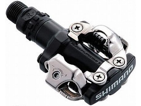 Shimano M520 MTB SPD Pedals - Two sided mechanism. click to zoom image