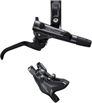 Shimano BR-M6100/BL-M6100 Deore Bled Brake Lever/Post Mount 2 Pot Calliper click to zoom image