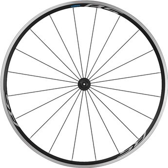 Shimano WHRS100F RS100 clincher wheel, 100 mm Q/R axle, front click to zoom image