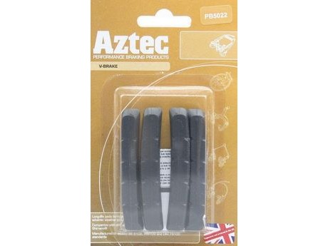 Aztec PBA5022 V-Type Inserts Black - Pack Of 2 Pairs For Aluminium Rims. click to zoom image