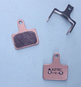 Aztec PBA0094 Sintered pads for Shimano flat mount callipers - D19 click to zoom image