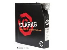 Clark's W6053DB Box of 100 Stainless Steel Pre Stretched Brake Wires with Barrel Nipple