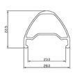 Kinlin TL-23 27.5" Disc Brake Rim click to zoom image