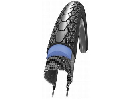 Schwalbe TYS0098: Schwalbe Marathon Plus 700 x 25 With Reflective Sidewall & Smart Guard. click to zoom image